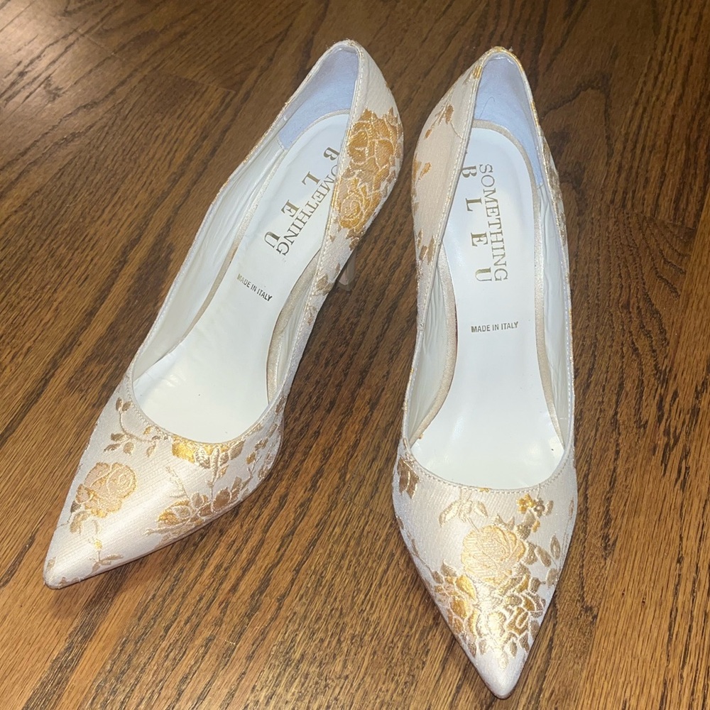 Something Bleu bridal heels